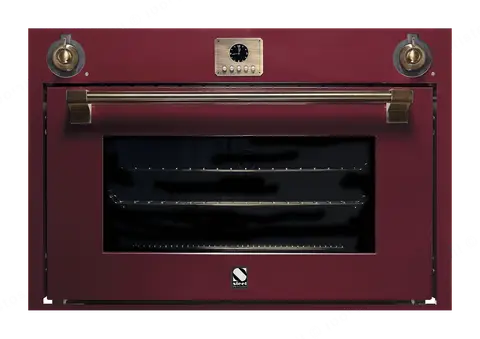 Steel תנור בנוי 90X60 ס''מ בגימור בורדו סדרת ASCOT תוצרת Steel דגם AF-E9 בורדו